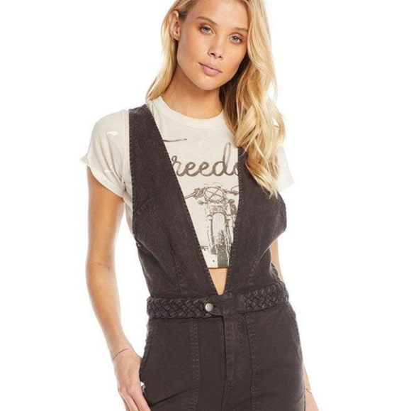 Chaser | Deep V-Neck Jumpsuit - Picture 2 of 16